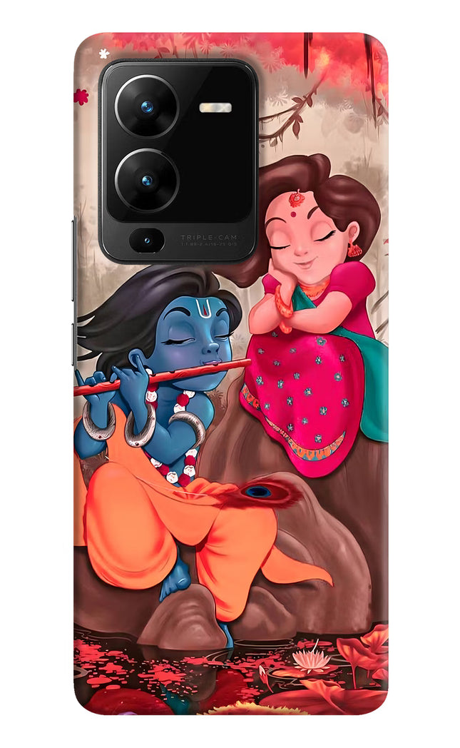 Radhe Krishna Vivo V25 Pro 5G Hard Case Back Cover by Casekaro