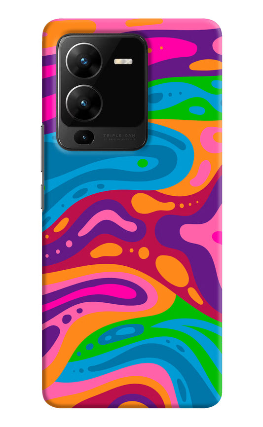 Trippy Pattern Vivo V25 Pro 5G Hard Case Back Cover by Casekaro