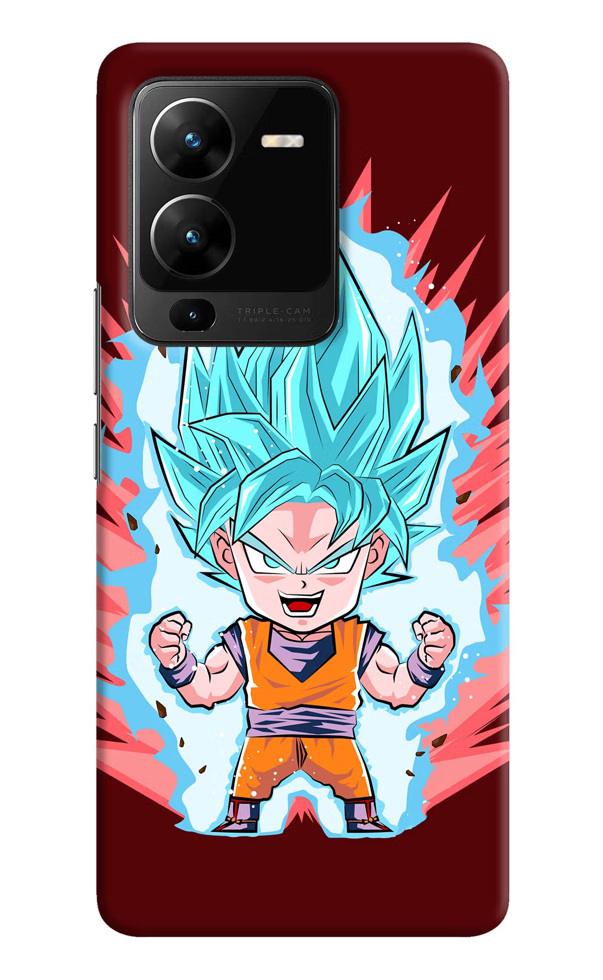 Goku Little Vivo V25 Pro 5G Hard Case Back Cover by Casekaro