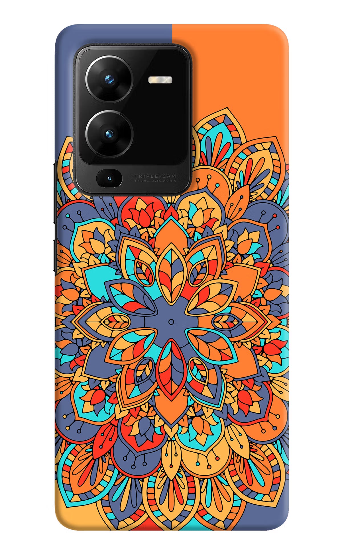 Color Mandala Vivo V25 Pro 5G Hard Case Back Cover by Casekaro