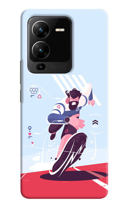 Run Pro Vivo V25 Pro 5G Hard Case Back Cover by Casekaro