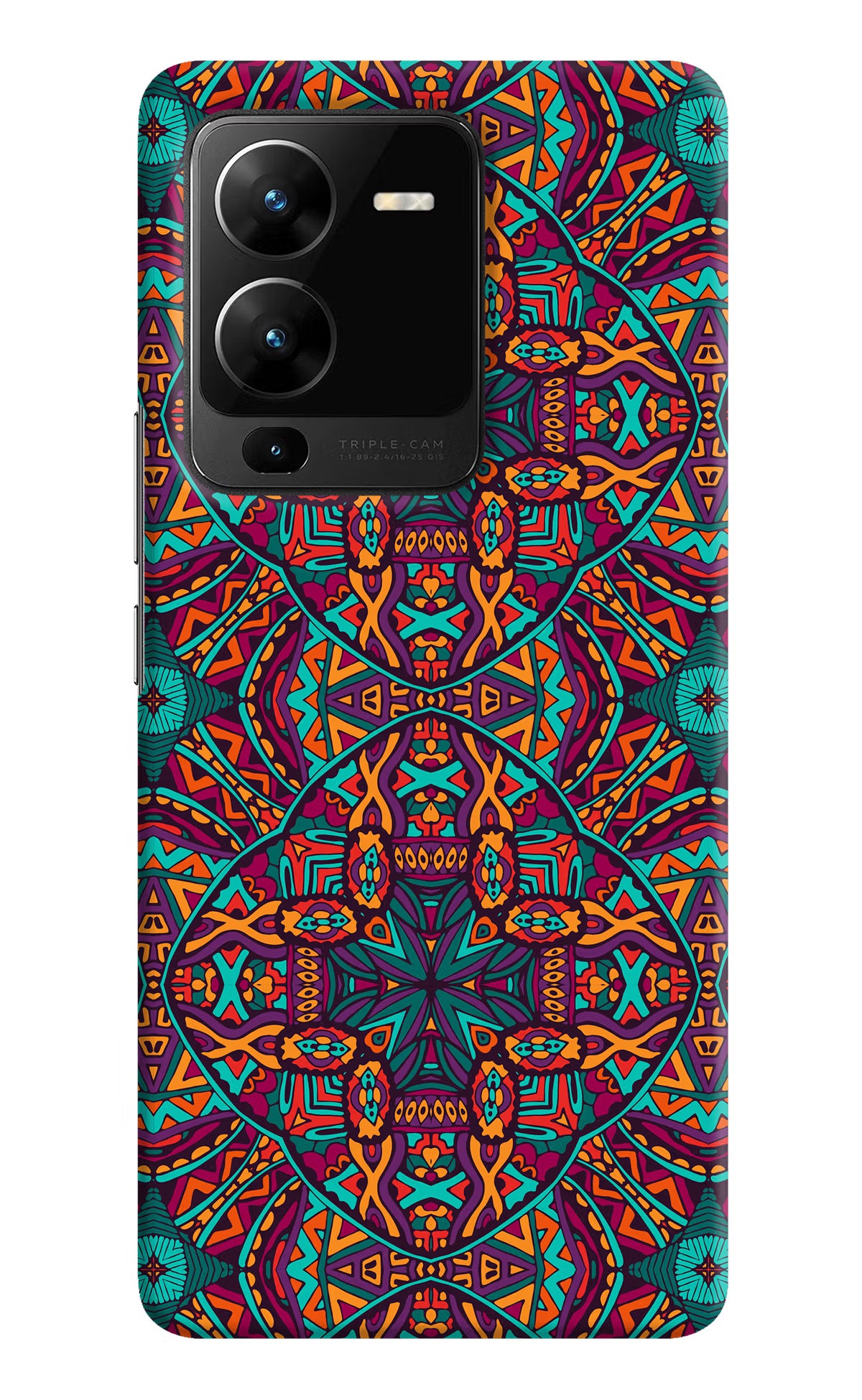 Colour Mandala Vivo V25 Pro 5G Hard Case Back Cover by Casekaro
