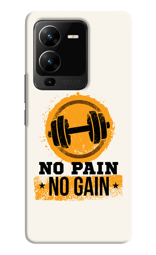 No Pain No Gain Vivo V25 Pro 5G Hard Case Back Cover by Casekaro