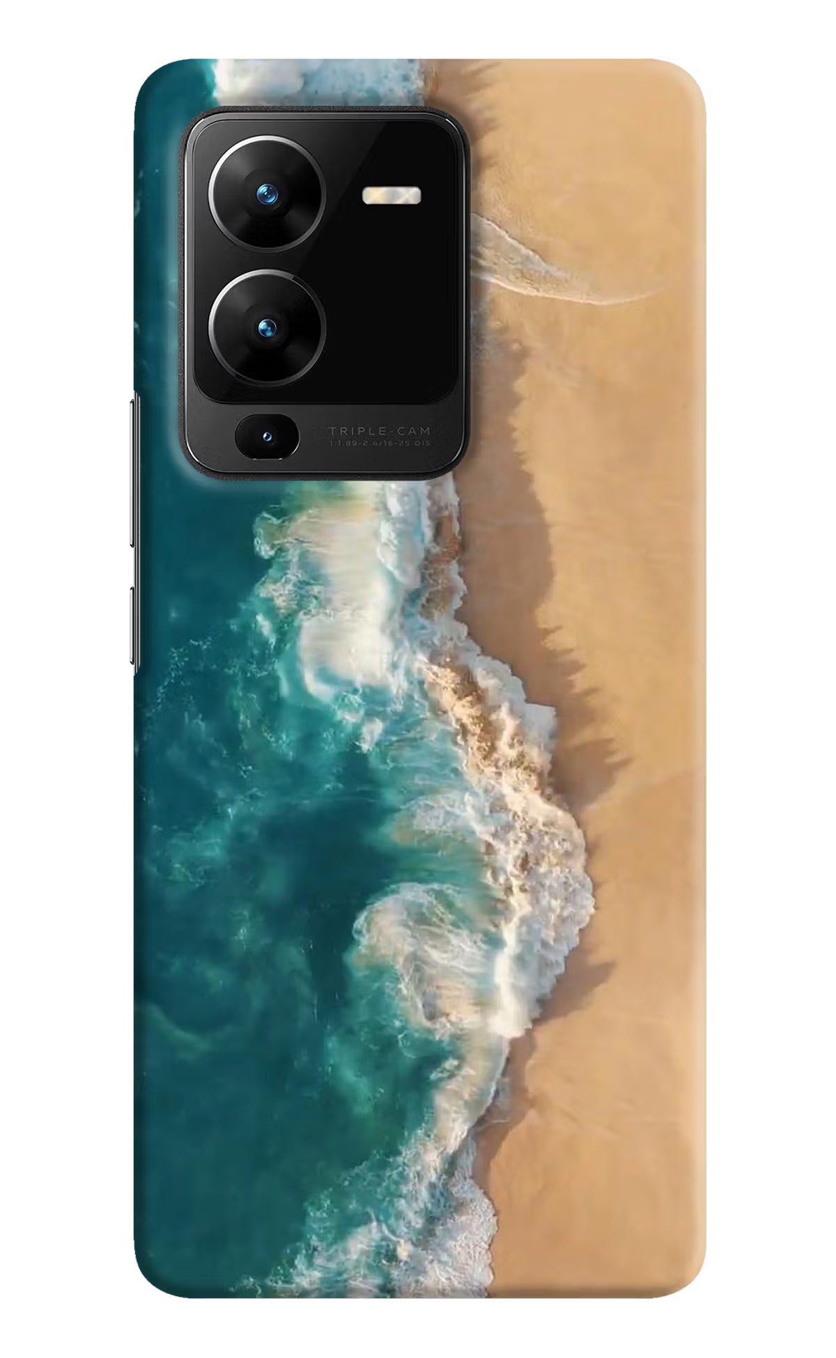 Ocean Beach Vivo V25 Pro 5G Hard Case Back Cover by Casekaro