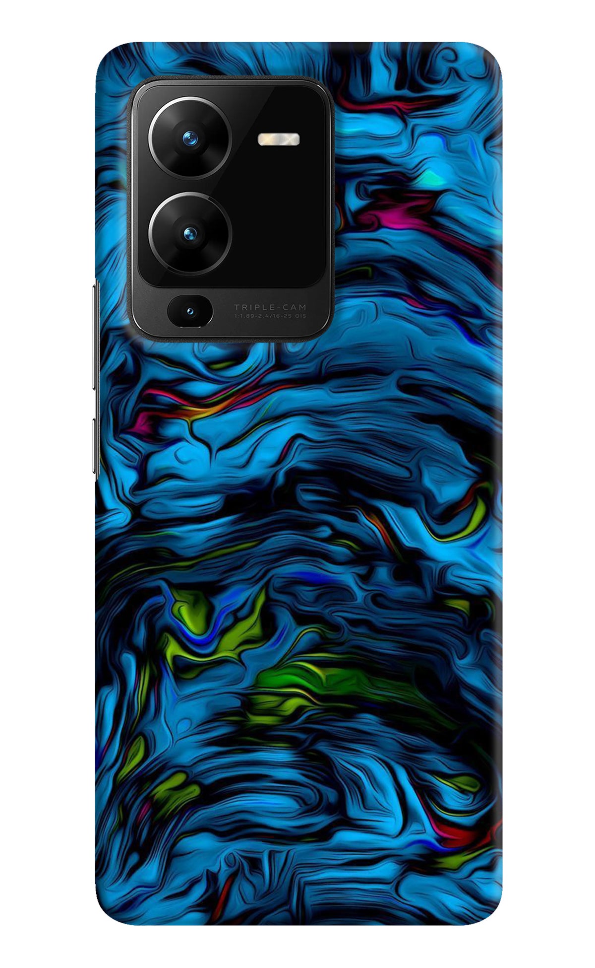 Dark Blue Abstract Vivo V25 Pro 5G Back Cover