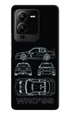 WRC'99 Vivo V25 Pro 5G Hard Case Back Cover by Casekaro