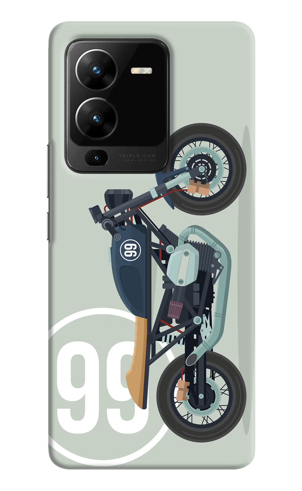 Classic Cafe Racer 99 Vivo V25 Pro 5G Hard Case Back Cover by Casekaro