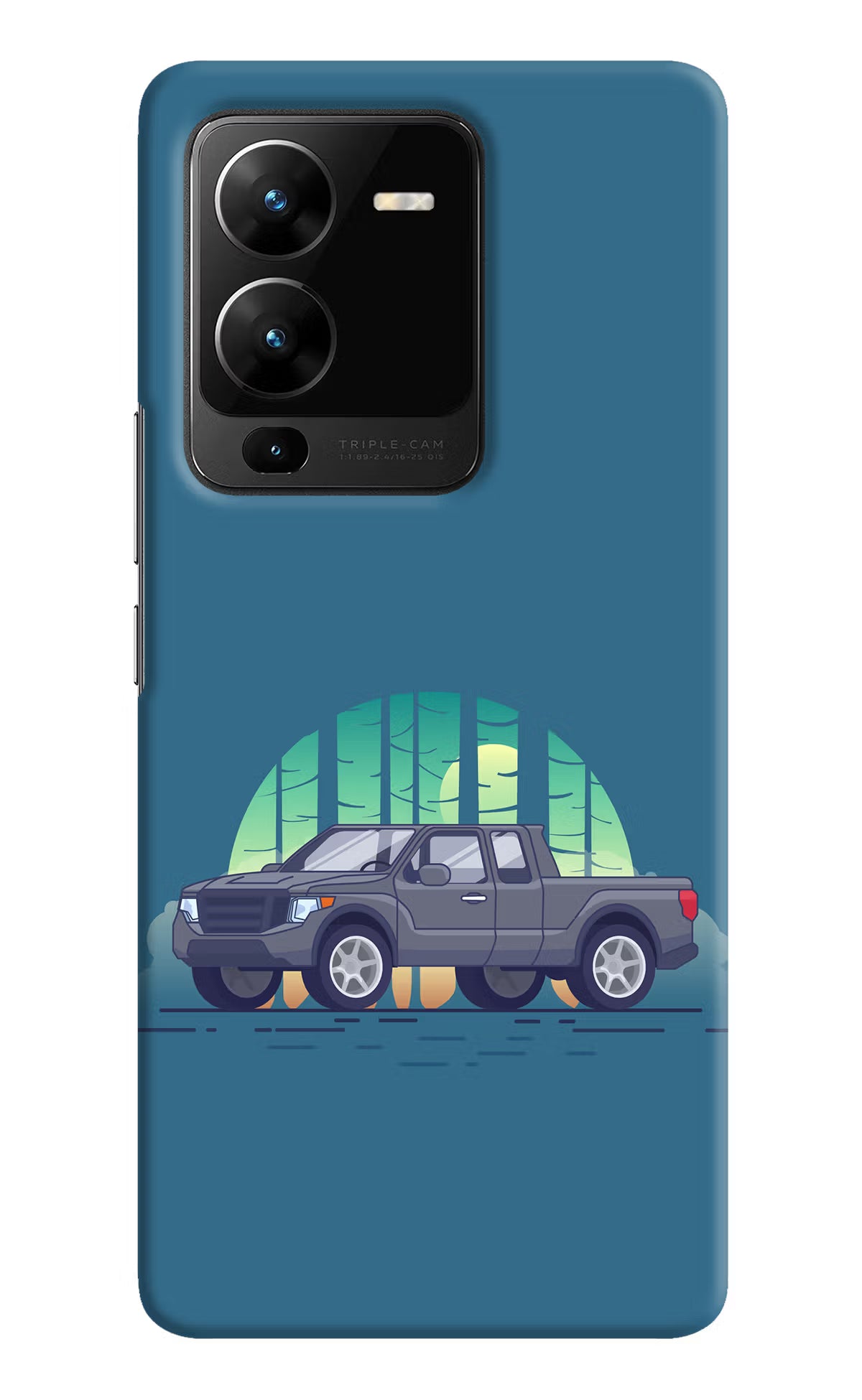 Retro Garage Vibe Vivo V25 Pro 5G Hard Case Back Cover by Casekaro