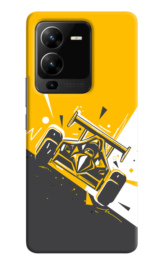Track King Vivo V25 Pro 5G Hard Case Back Cover by Casekaro