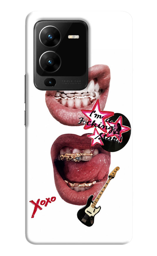 Rockstar Vivo V25 Pro 5G Hard Case Back Cover by Casekaro