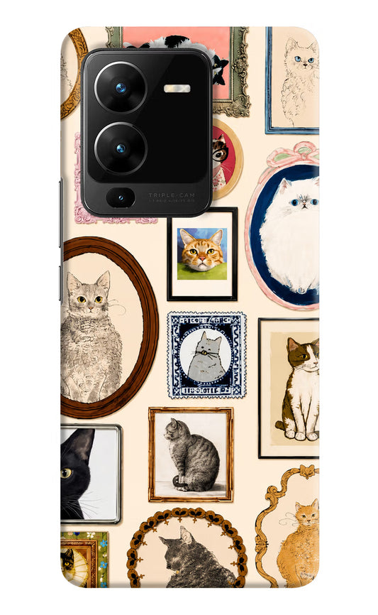 Mirror Cats Vivo V25 Pro 5G Hard Case Back Cover by Casekaro