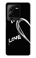 Love Line Vivo V25 Pro 5G Hard Case Back Cover by Casekaro