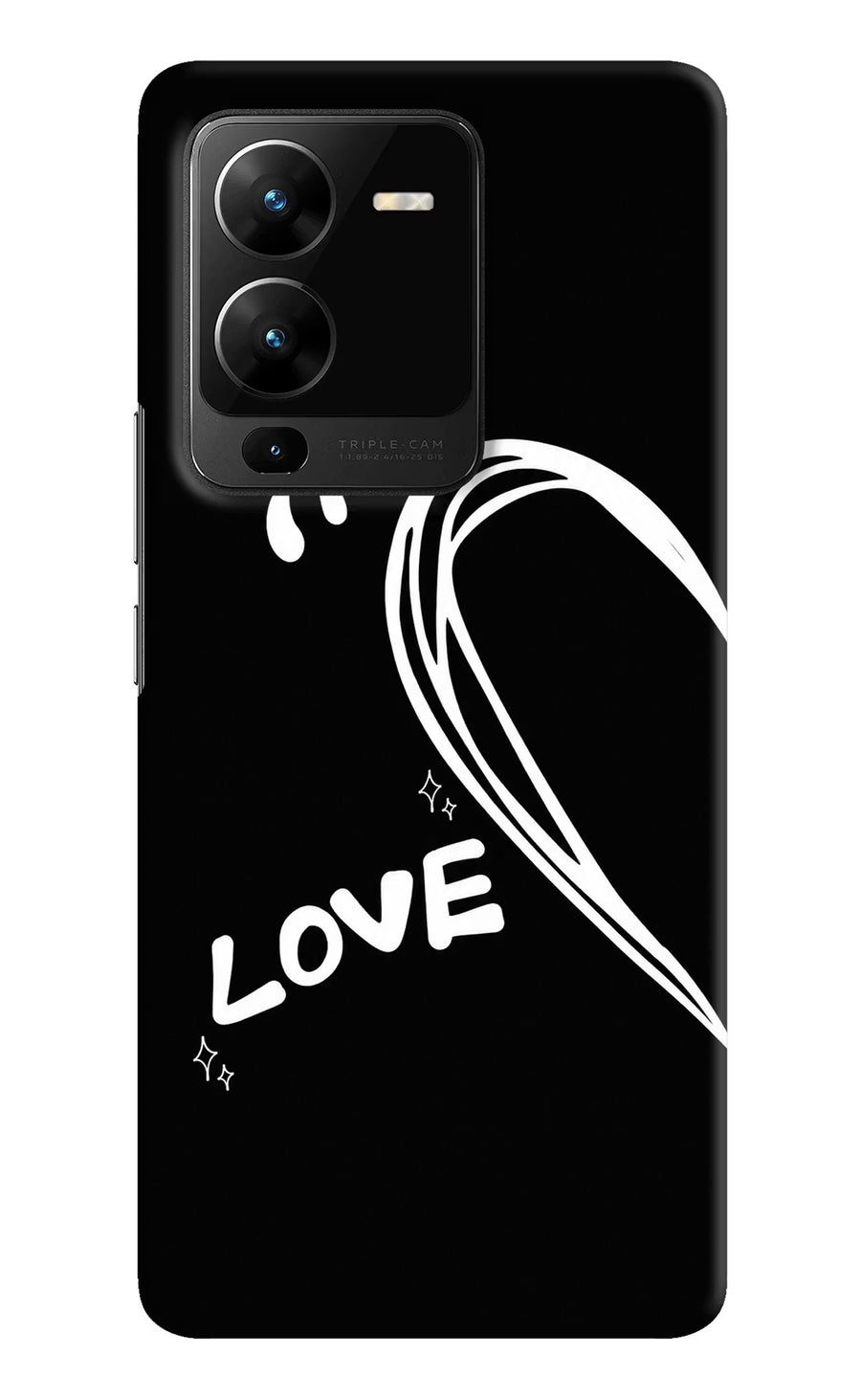 Love Line Vivo V25 Pro 5G Back Cover, Hard case
