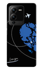 Love Orbit Vivo V25 Pro 5G Hard Case Back Cover by Casekaro