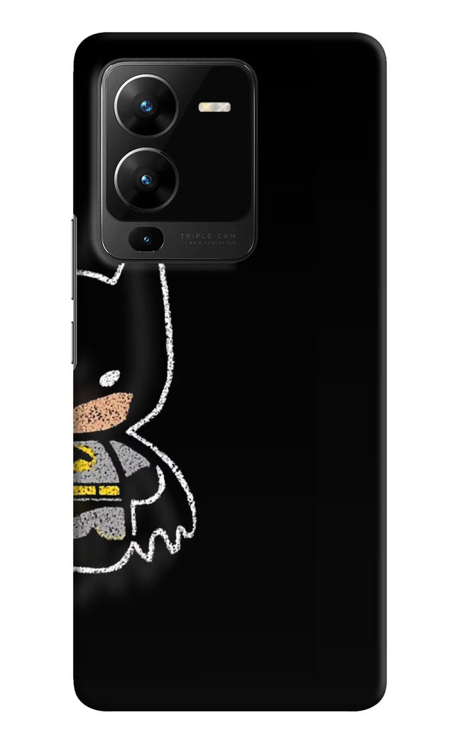 Bat Kitty Vivo V25 Pro 5G Hard Case Back Cover by Casekaro
