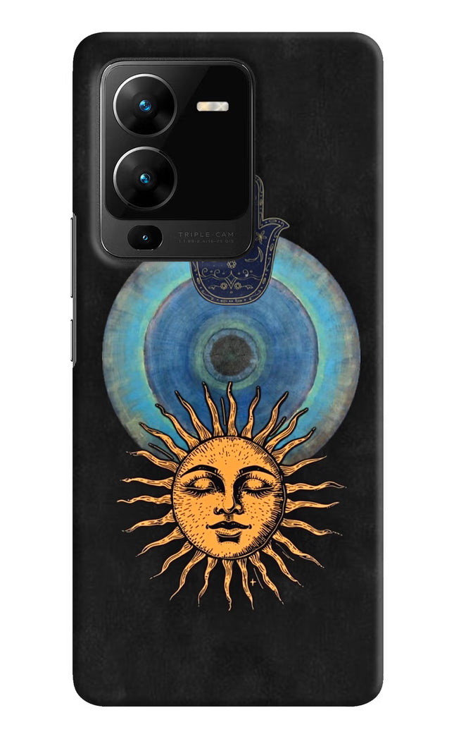 Divine Sun Vivo V25 Pro 5G Hard Case Back Cover by Casekaro