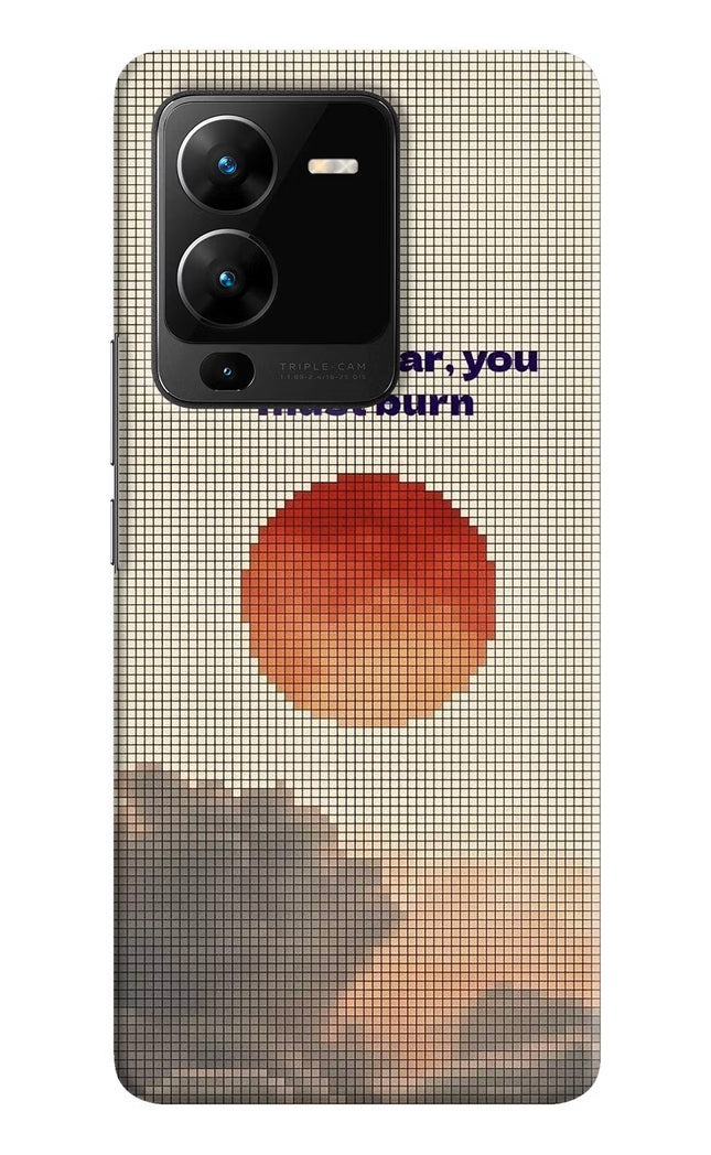 Pixel Sun Vivo V25 Pro 5G Hard Case Back Cover by Casekaro
