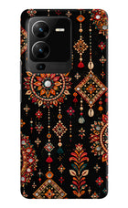 Boho Noir Vivo V25 Pro 5G Hard Case Back Cover by Casekaro