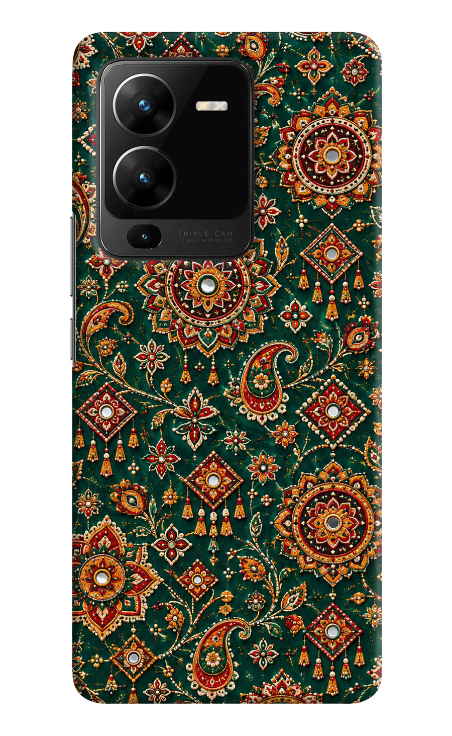 Green Pataka Vivo V25 Pro 5G Back Cover, Hard case