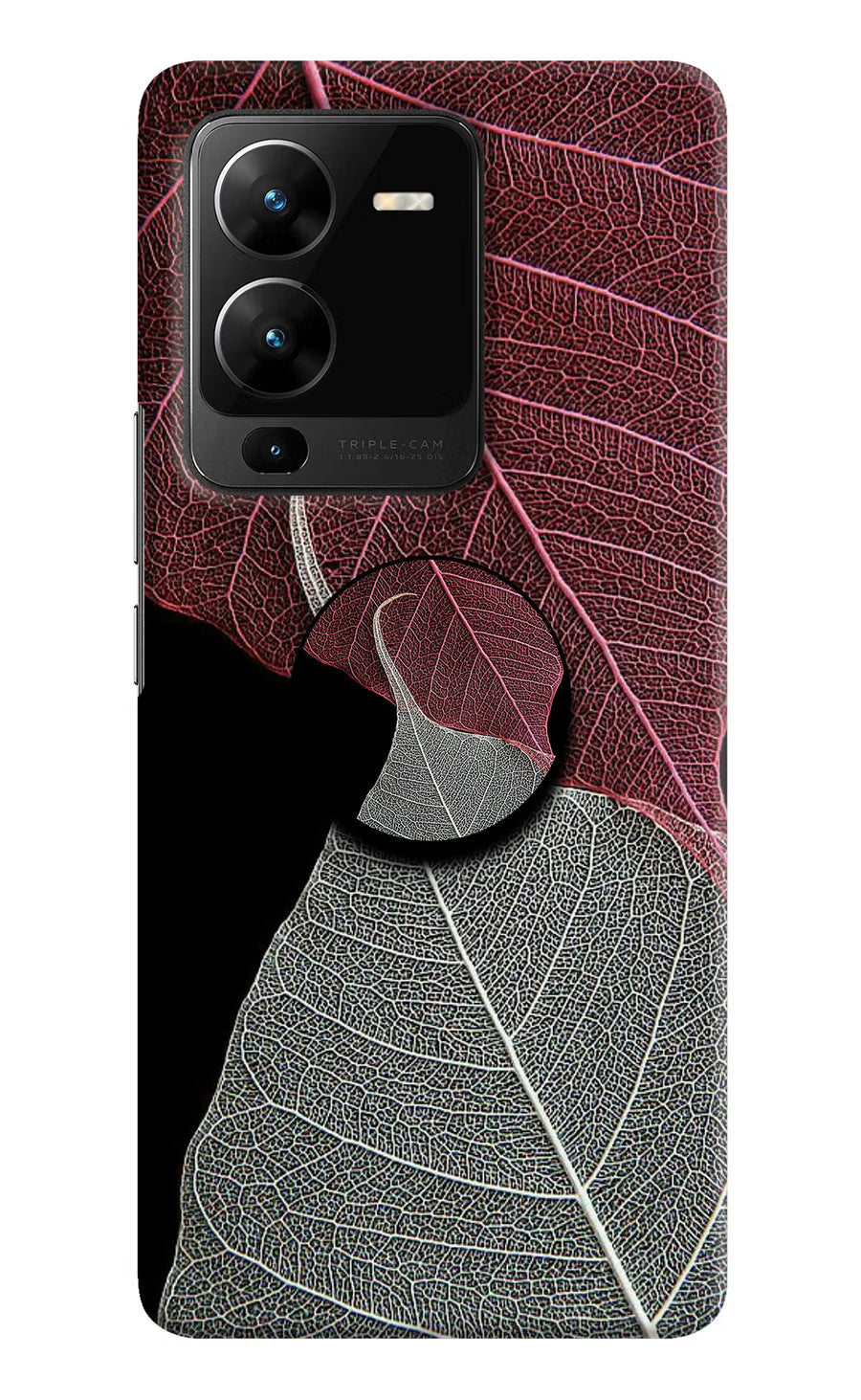 Leaf Pattern Vivo V25 Pro 5G Pop Case, Hard case