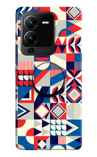 Colorful Pattern Vivo V25 Pro 5G Pop Case by Casekaro