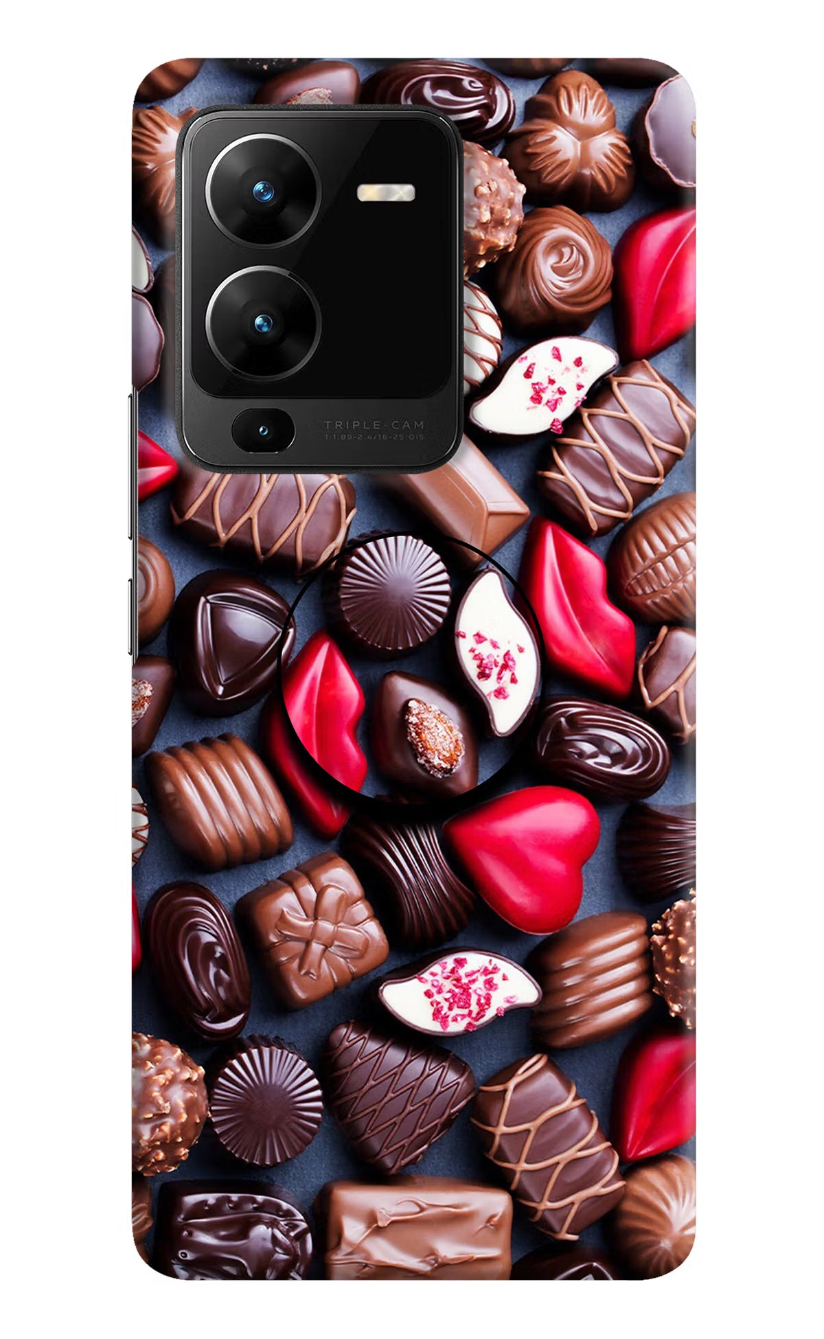 Chocolates Vivo V25 Pro 5G Pop Case by Casekaro