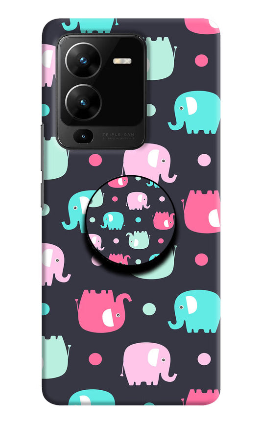 Baby Elephants Vivo V25 Pro 5G Pop Case by Casekaro