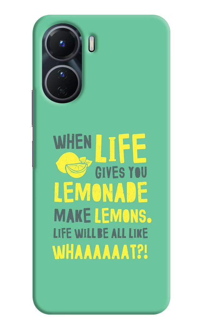 Quote Vivo Y16 Hard Case Back Cover by Casekaro