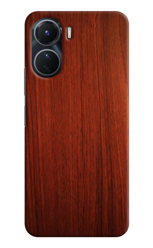 Wooden Plain Pattern Vivo Y16 Hard Case Back Cover by Casekaro