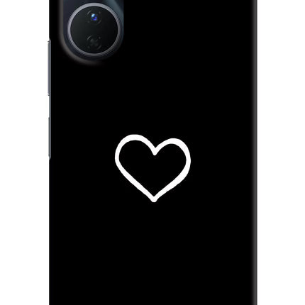 Heart Vivo Y16 Hard Case Back Cover by Casekaro
