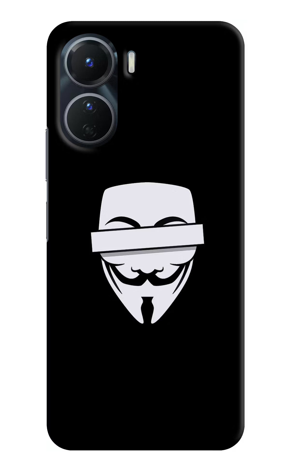 Anonymous Face Vivo Y16 Hard Case Back Cover by Casekaro