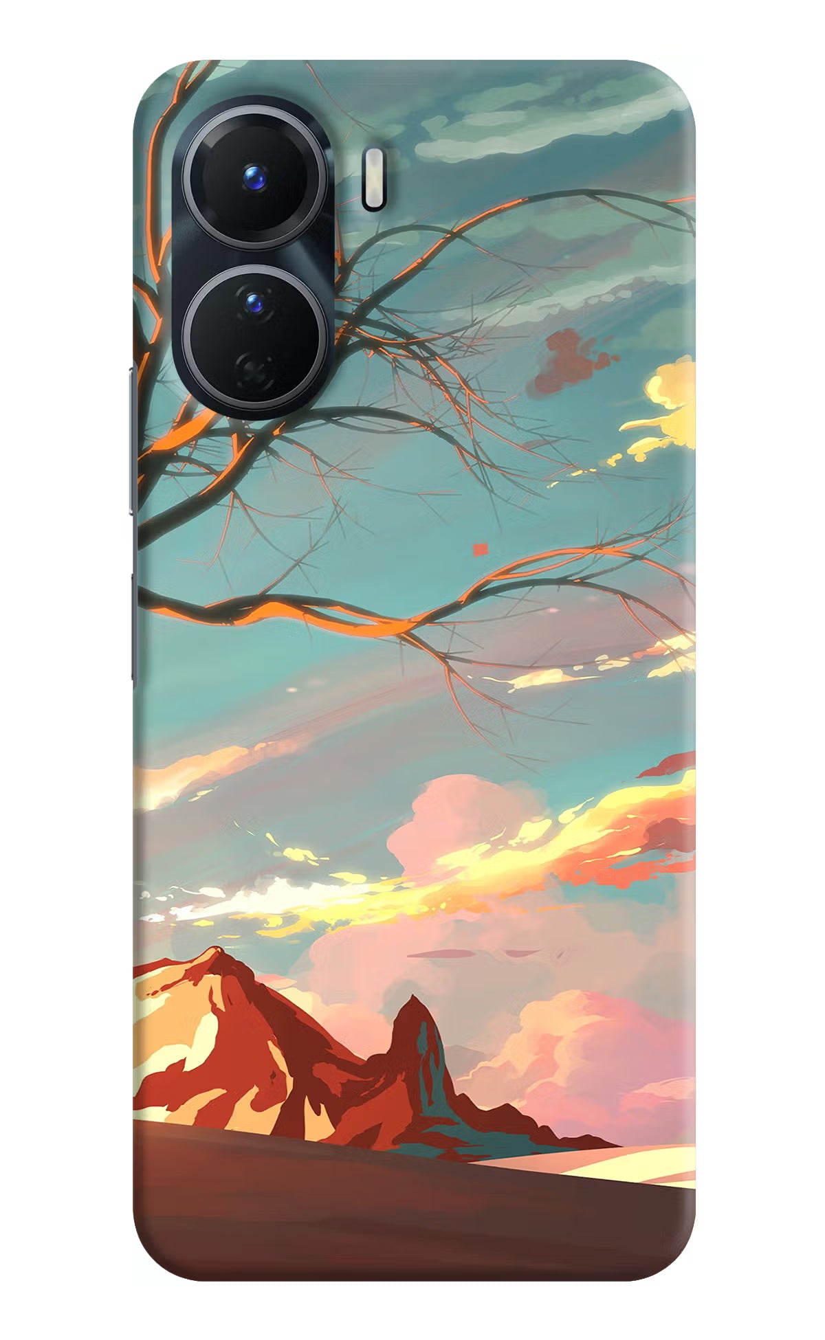 Scenery Vivo Y16 Hard Case Back Cover by Casekaro