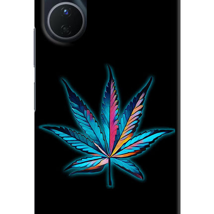 Weed Vivo Y16 Hard Case Back Cover by Casekaro