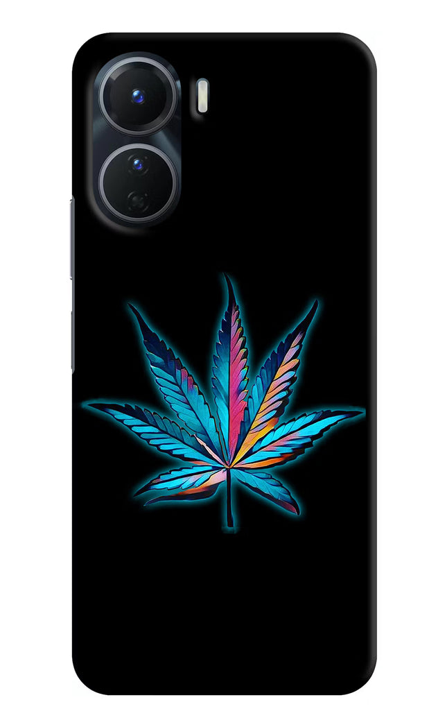 Weed Vivo Y16 Hard Case Back Cover by Casekaro