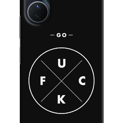 Go Fuck Yourself Vivo Y16 Hard Case Back Cover by Casekaro
