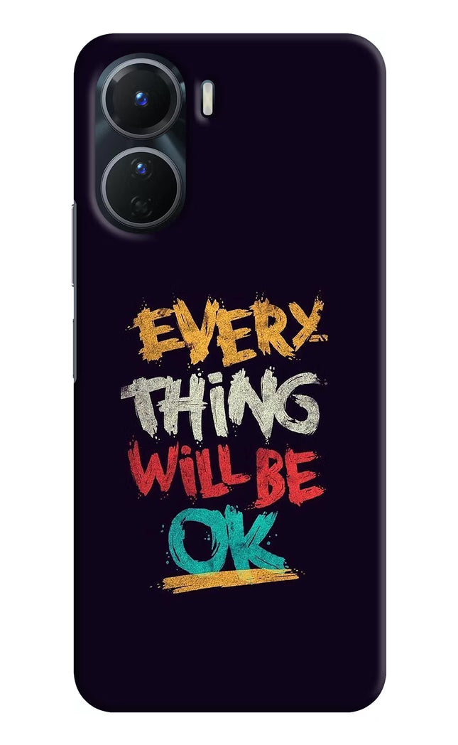 Everything Will Be Ok Vivo Y16 Hard Case Back Cover by Casekaro