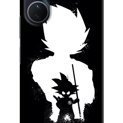 Goku Shadow Vivo Y16 Hard Case Back Cover by Casekaro