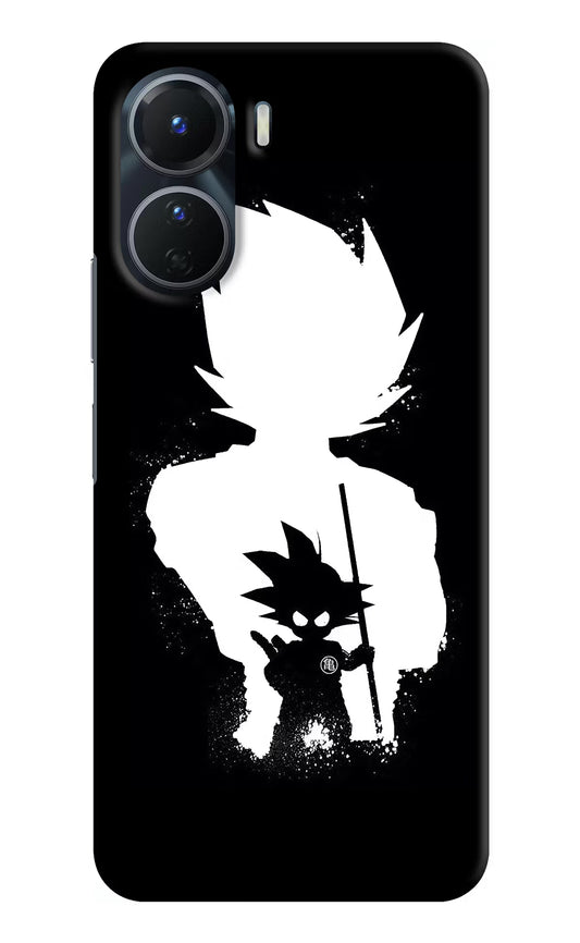 Goku Shadow Vivo Y16 Hard Case Back Cover by Casekaro