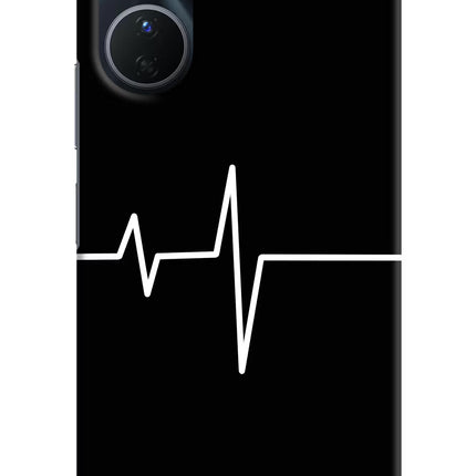Heart Beats Vivo Y16 Hard Case Back Cover by Casekaro