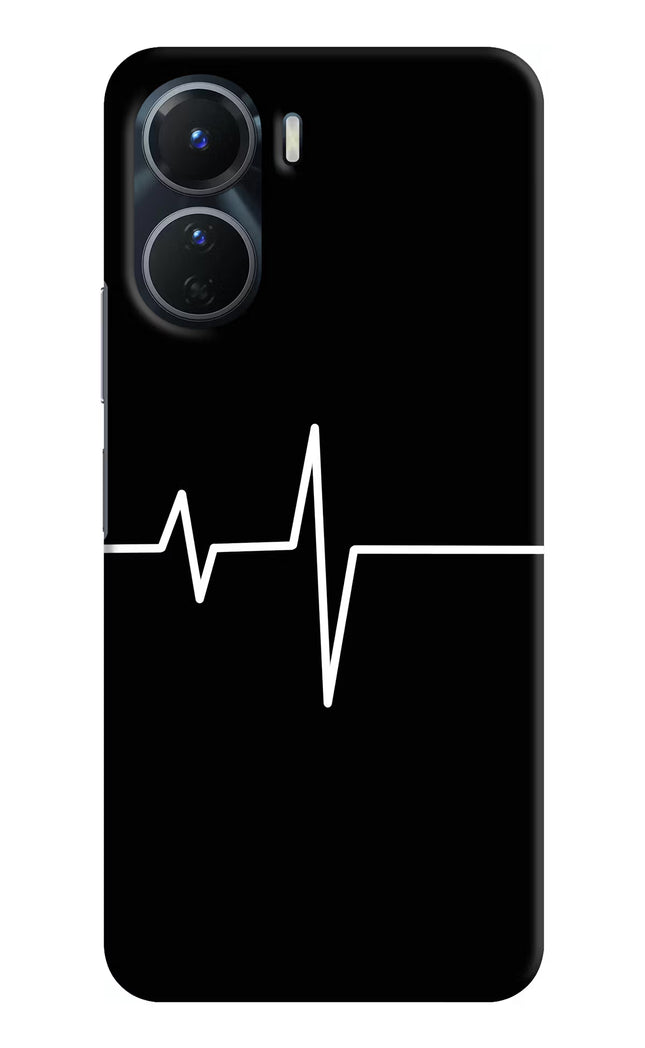 Heart Beats Vivo Y16 Hard Case Back Cover by Casekaro
