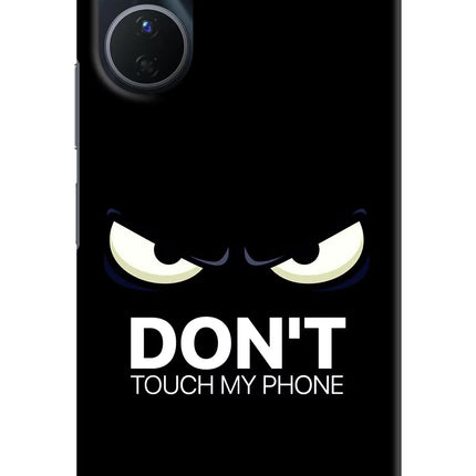 Don'T Touch My Phone Vivo Y16 Hard Case Back Cover by Casekaro