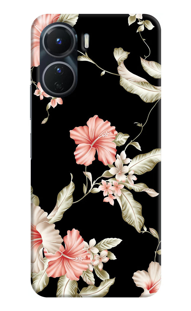 Flowers Vivo Y16 Hard Case Back Cover by Casekaro