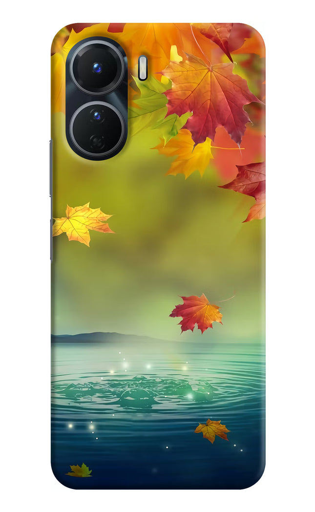 Flowers Vivo Y16 Hard Case Back Cover by Casekaro