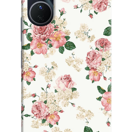 Flowers Vivo Y16 Hard Case Back Cover by Casekaro