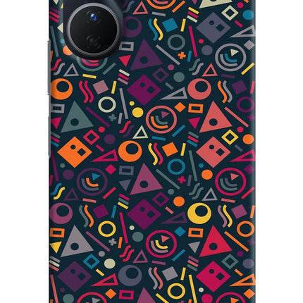 Geometric Abstract Vivo Y16 Hard Case Back Cover by Casekaro