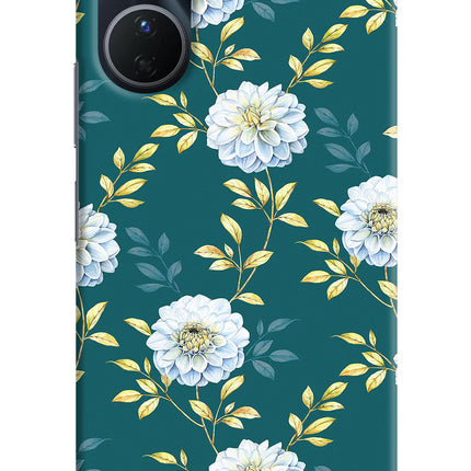 Flowers Vivo Y16 Hard Case Back Cover by Casekaro