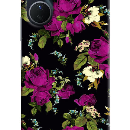Flowers Vivo Y16 Hard Case Back Cover by Casekaro