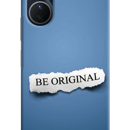 Be Original Vivo Y16 Hard Case Back Cover by Casekaro