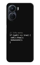 Life Motto Code Vivo Y16 Hard Case Back Cover by Casekaro