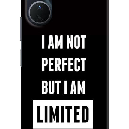 I Am Not Perfect But I Am Limited Edition Vivo Y16 Hard Case Back Cover by Casekaro